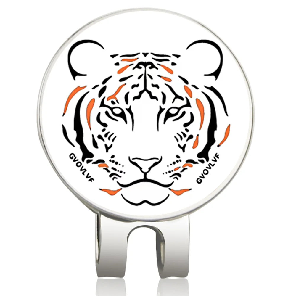 1PC GOG Golf Marker with Magnetic Cap Hat Clips Training Accessories Multi Colors Animal Cup Flag Slippers Tiger High Quality