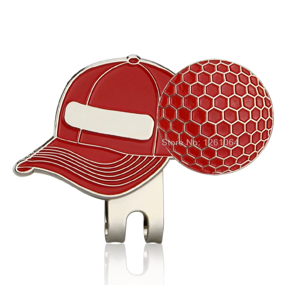 1PC GOG Golf Marker with Magnetic Cap Hat Clips Training Accessories Multi Colors Animal Cup Flag Slippers Tiger High Quality